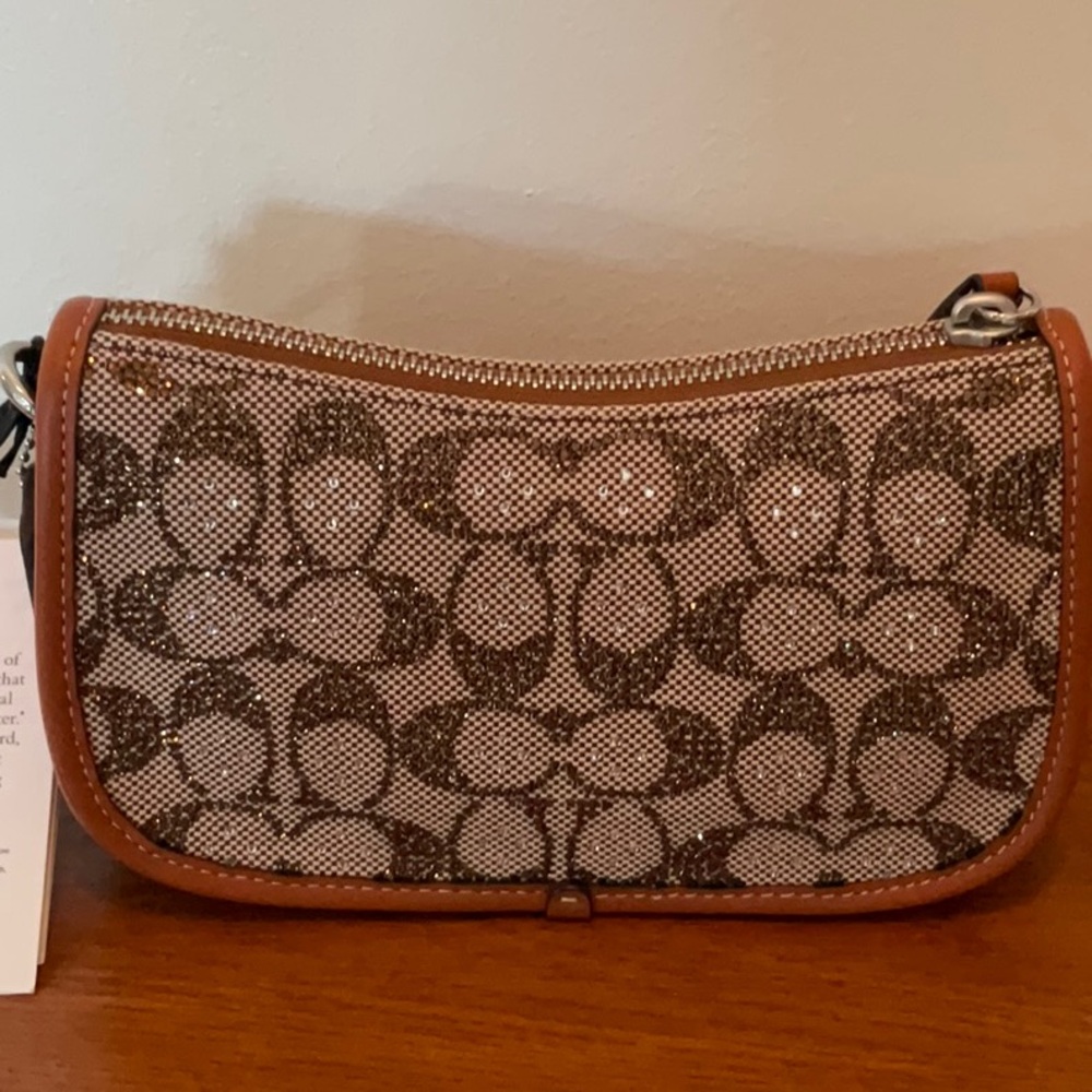 Coach Jacquard Swinger 20 Crystal Bag - Picture 4 of 11